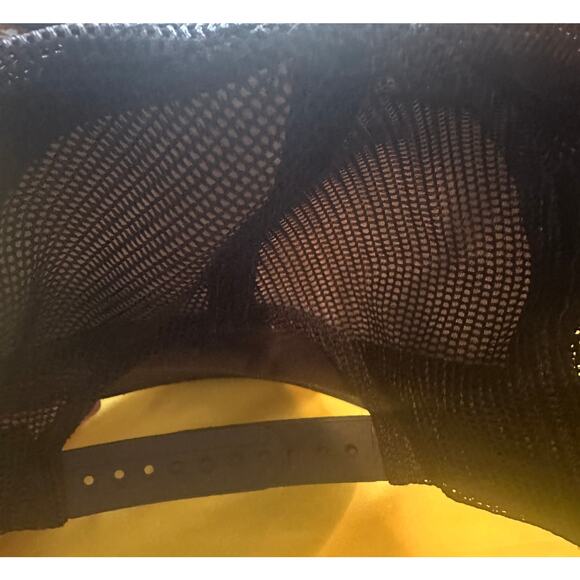 Vintage Dick Tracy Young Disney Black Trucker Foam Mesh Snapback Hat 90s - Picture 2 of 3